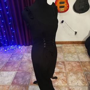Corset Style Jumpsuit XL Black by Almost Famous
